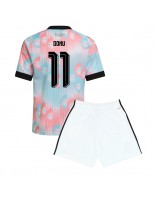 Belgie Jeremy Doku #11 Venkovní dres pro děti MS 2026 Krátký Rukáv (+ trenýrky)